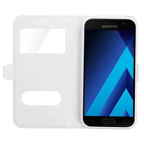 Ipomcase Etui Décrochage Appel SAMSUNG GALAXY A5 2017 -Blanc