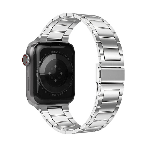 Avizar Bracelet pour Apple Watch 41mm / 40mm / 38 mm Maillons Acier Argent