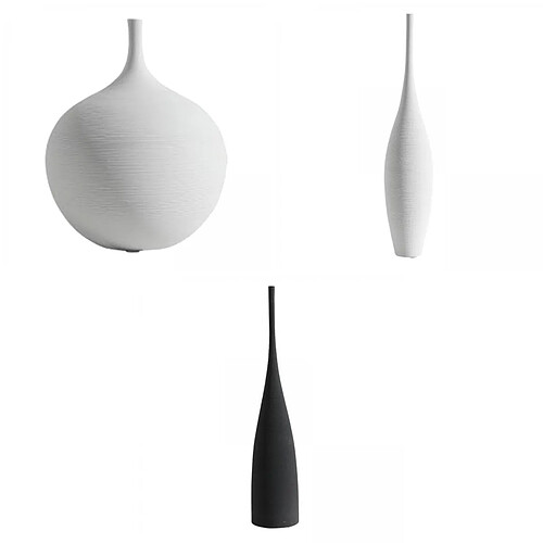 3pcs Minimalisme Vase à Fleurs Vase Zen Bud Vase De Table Vases De Table