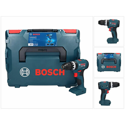 Bosch GSB 18V-45 Perceuse-visseuse à percussion sans fil 45 Nm 18V Brushless + Coffret L-Boxx - sans batterie, sans chargeur (06019K3301)