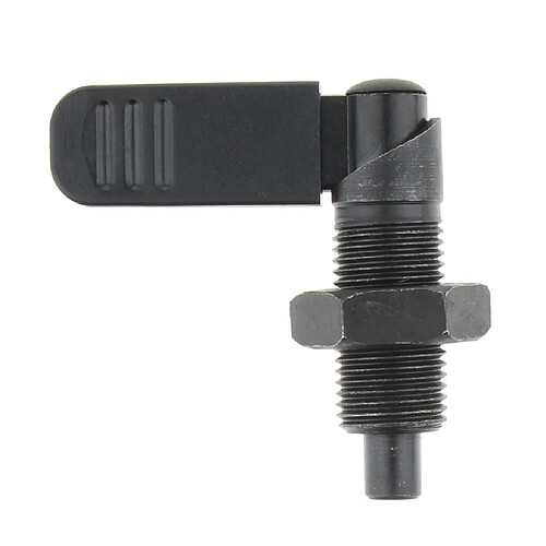 Poussoir d'indexage non verrouillable en acier au carbone avec poignée en L, diamètre M8 × 8mm