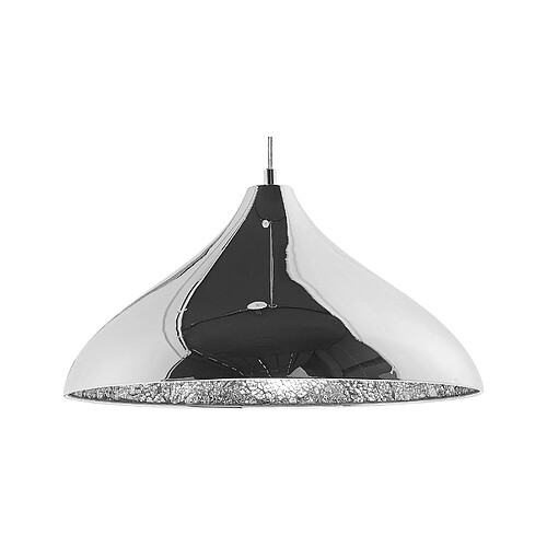 Beliani Lampe suspension ISKAR Métal Argenté