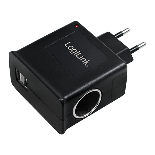 LogiLink Chargeur AC/DC, avec allume-cigare femelle ()