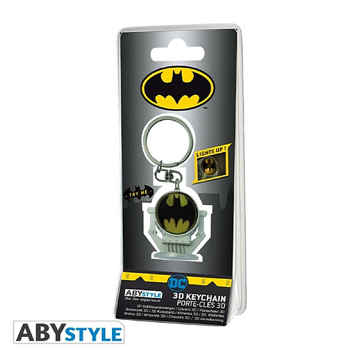 Abystyle DC COMICS - Bat Signal 3D premium Porte-clés