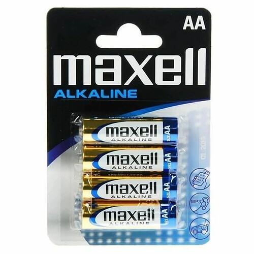 MAXELL AA LR06 Alcaline Blister de 4