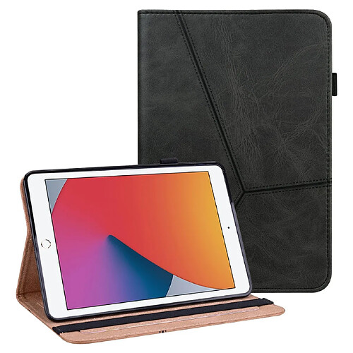 Etui en PU avec support noir pour votre Apple iPad 10.2 (2020)/(2019)