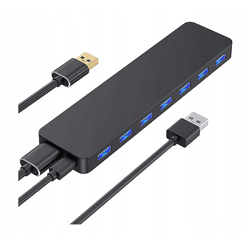 GUPBOO Adaptateur Portable Multi USB 7 en 1 PC-2 Câble USB,JL2508