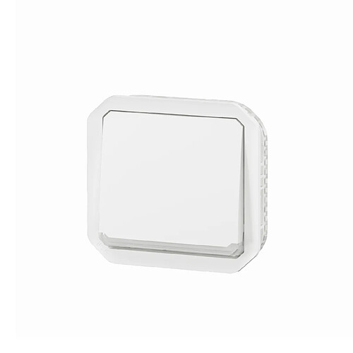 va et vient ou interrupteur - 10a - témoin - blanc - composable - legrand plexo 069612l