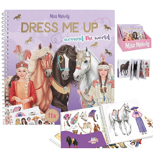 Miss Melody Dress me Up tour du monde avec les chevaux