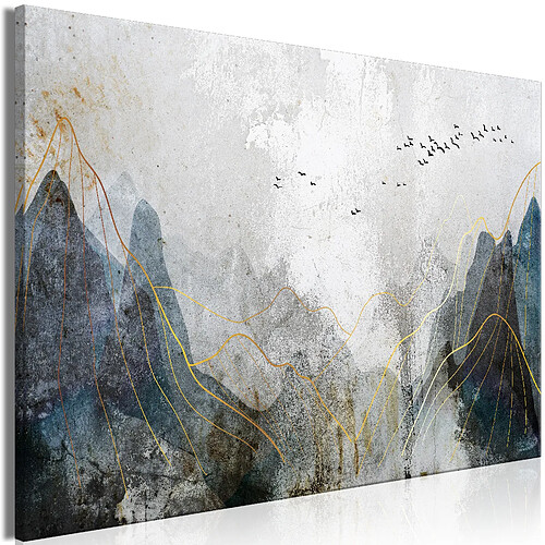 Artgeist Tableau - Misty Mountain Pass (1 Part) Wide [30x20]