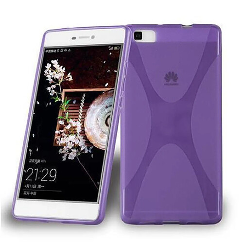 Cadorabo Coque Huawei P8 LITE 2015 Etui en Mauve