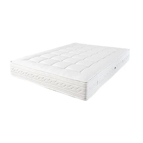 Mes Matelas ressorts ensachés 140x190 cm capitonné - CONFORT PALACE