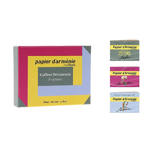 papier d'arménie coffret 3 senteurs