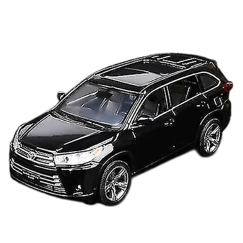 Universal 1: 32 Toyota Highlander SUV modèle en alliage (noir)