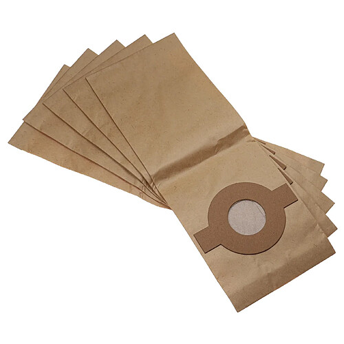 vhbw 5x Sacs remplacement pour Kärcher 4002667013399, 6.904-128.0 pour aspirateur - papier marron