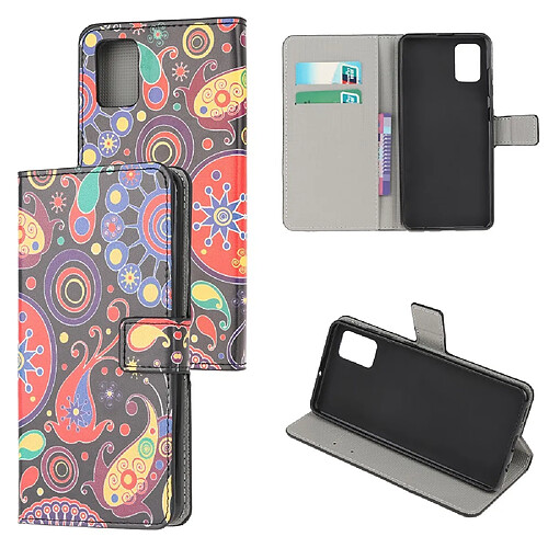 Etui en PU impression de motifs fleur paisley pour votre Samsung Galaxy A41 (Global Version)