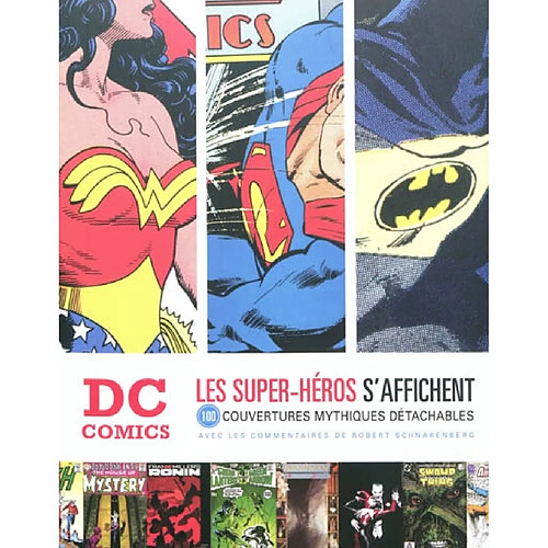 DC comics : les super-héros s'affichent : 100 couvertures mythiques détachables · Occasion