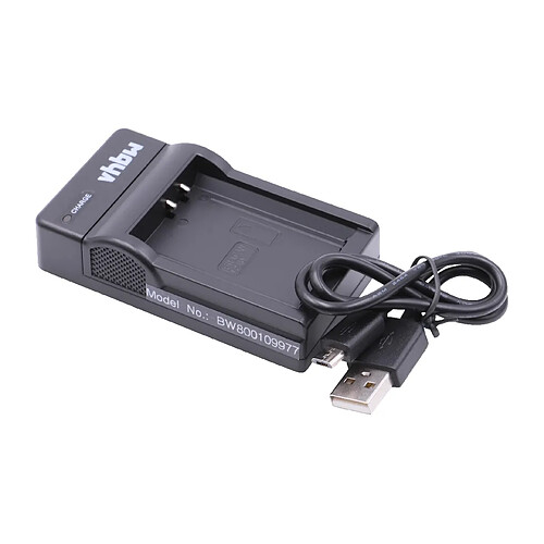 vhbw chargeur Micro USB avec câble pour appareil photo batterie Canon LP-E10