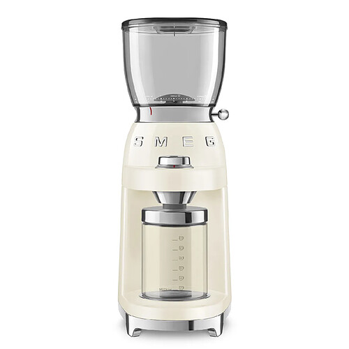 Moulin à café 350g 150w crème - cgf01creu - SMEG