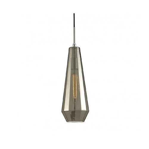 Luminaire Center Suspension Markus Chrome poli 1 ampoule 57cm