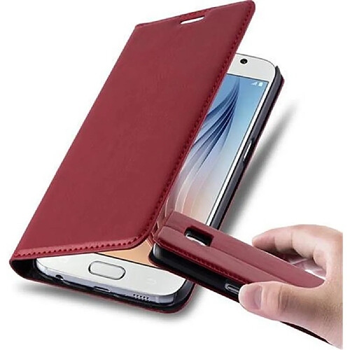 Cadorabo Coque Samsung Galaxy S6 Etui en Rouge