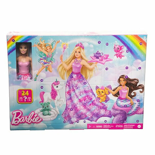 Ludendo Calendrier de l'avent Barbie Dreamtopia