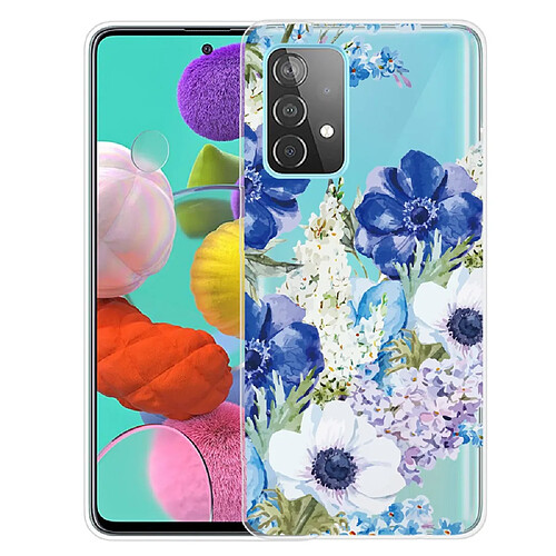 Coque en TPU antichoc Fleurs d'aquarelle pour votre Samsung Galaxy A13 4G