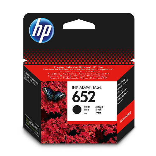 HP 652 Black Original Ink Advantage Cartridge