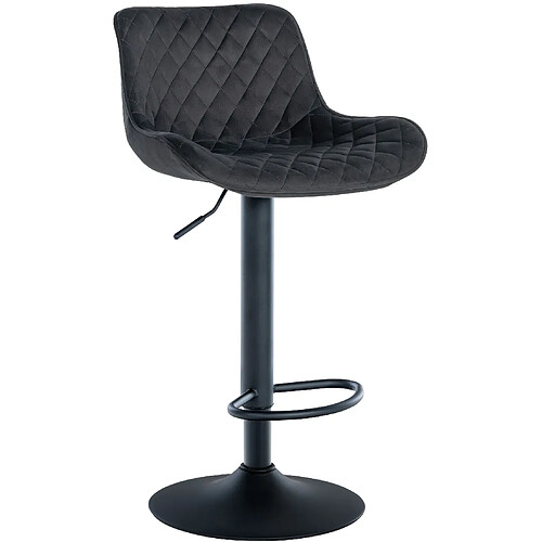 Non Tabouret de bar Minosa velours