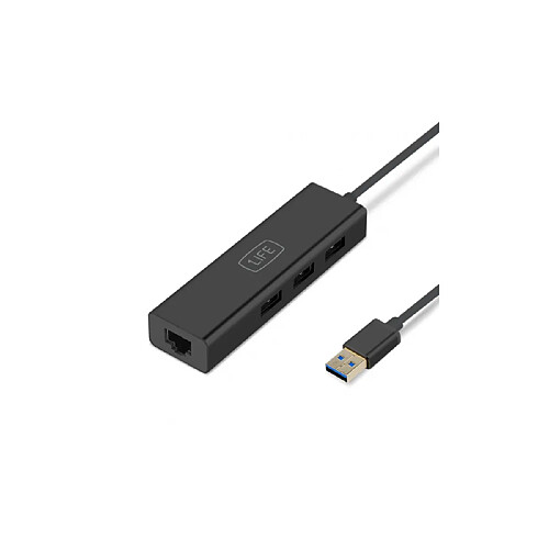 Hub USB 1Life : Hub 3 USB 3.0 + Ethernet Rj45