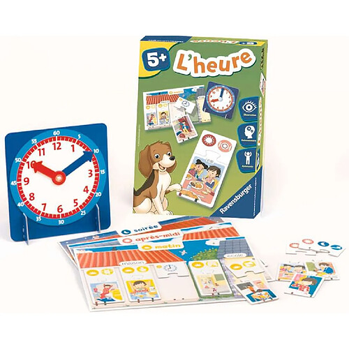 Ravensburger L heure Jeu educatif Chronologie journee