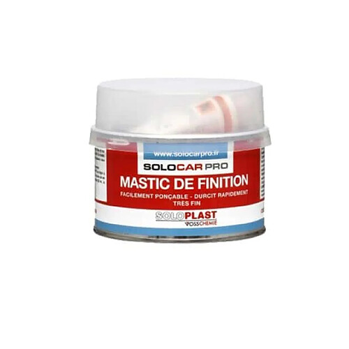 Soloplast Mastic de finition Solocar Pro avec durcisseur 250g