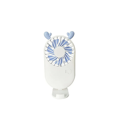 (Cerf Blanc) Mini Refroidisseur Portatif de Petit Ventilateur Portatif Refroidissant USB Rechargeable