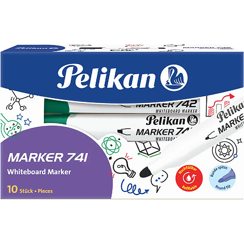 Pelikan Marqueur pour tableau blanc 741, vert ()