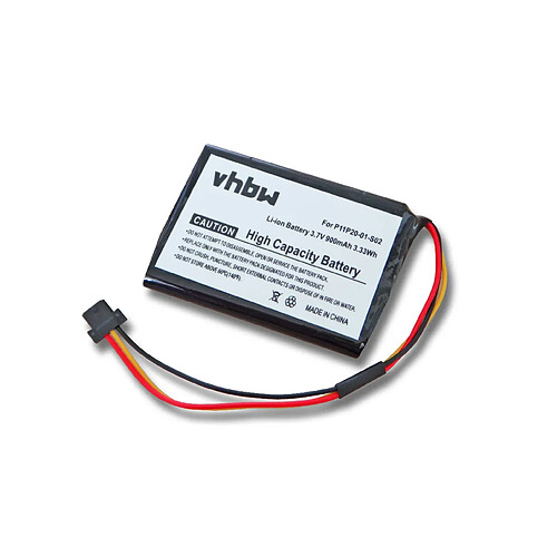 Vhbw Batterie Li-Ion 900mAh pour GPS TomTom ONE IQ, V5, 4EK0.001.01, remplace le modèle 6027A0089521