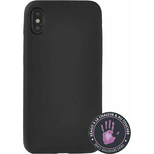 BigBen Connected Coque rigide thermosensible pour iPhone XS Noir Caméléon