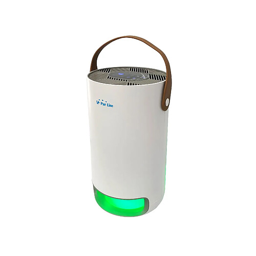 Purline Purificateur d'air avec filtre HEPA, PM2, ioniseur, lampe UV, 3 vitesses et mode AUTO pour 15m2.