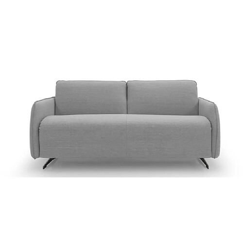 Alterego Canapé lit Dallas canapé convertible 140 cm gris clair