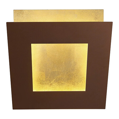 Inspired Applique Dalia 40cm, LED 40W, 3000K, 2800lm, Or/Marron Rouille, Garantie 3 ans