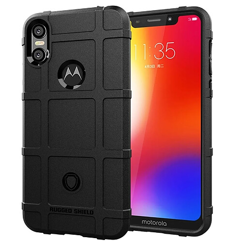 Wewoo Coque TPU antichoc à couverture totale pour Motorola Moto One Power (Note P30) (Noir)