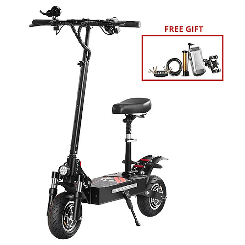 Trottinette électrique adulte BOYUEDA Q7 Pro, moteur 2*1600W, batterie 52V 19AH, 10 pouces, 70km/h, 70km, APP