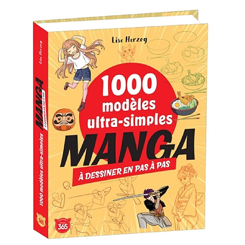 1.000 modèles ultra-simples : manga à dessiner en pas à pas