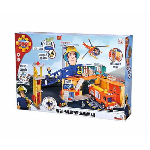 Simba Toys Sam le pompier Méga caserne de pompiers XXL