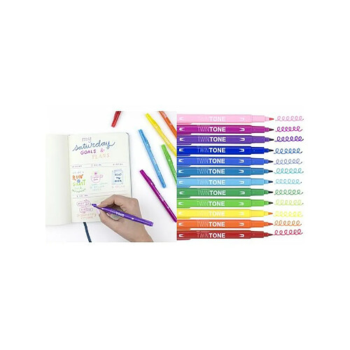 Tombow Feutre double pointe 'TwinTone' Rainbow, orange ()