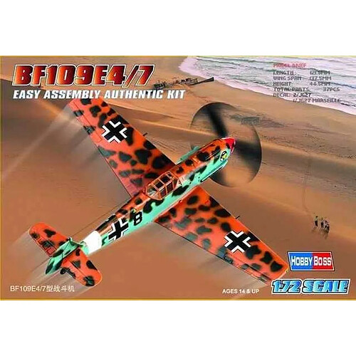 Bf109E-4/7 - 1:72e - Hobby Boss