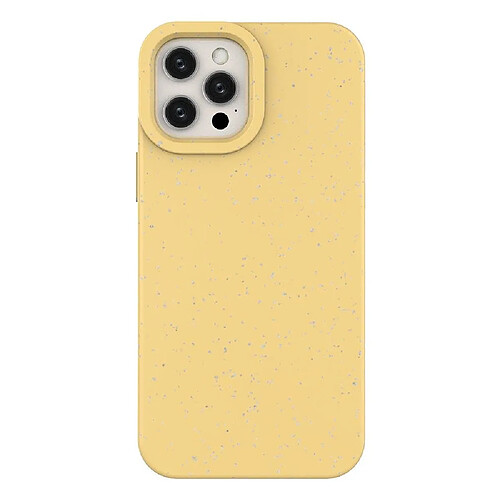 Ozzzo eco coque coque pour iphone 12 pro max silicone cover phone cover jaune