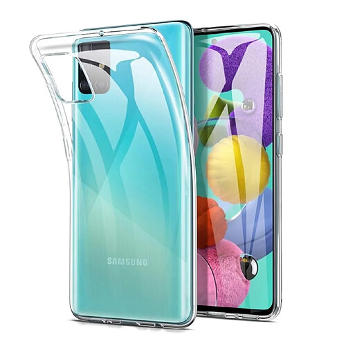 Coque Silicone pour Samsung A41 Etui de Protection Transparent Antichoc Little Boutik®