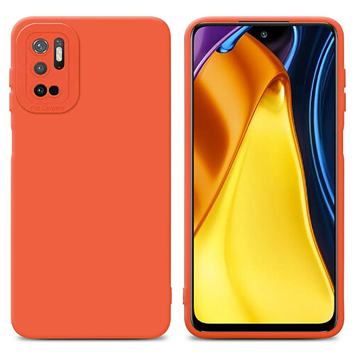 Cadorabo Coque Xiaomi RedMi NOTE 10 5G / POCO M3 PRO 5G Etui en Orange