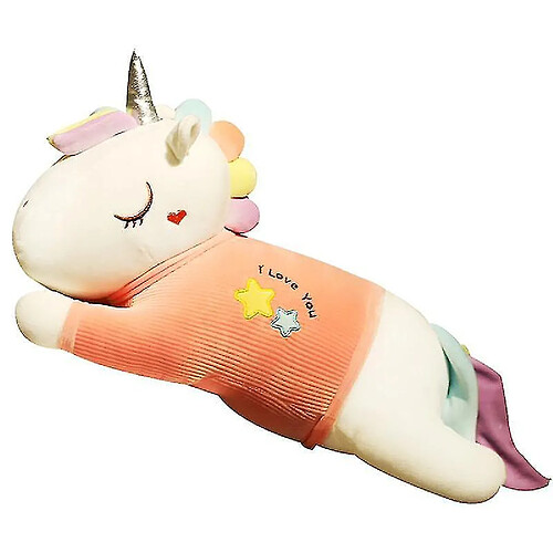 Universal 50 cm Jouet en peluche Big Girl dormant sur le lit Poupée Poupée Plux Oreiller