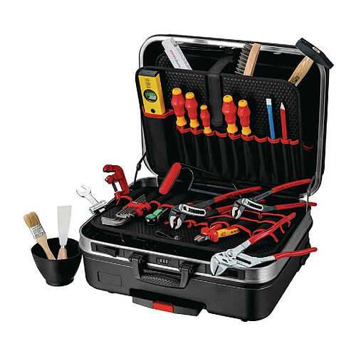 Assortiment d'outils BIG Basic Move sanitaire 31 pièces fourni avec coffret de transport rigide pour installateurs sanitaires KNIPEX